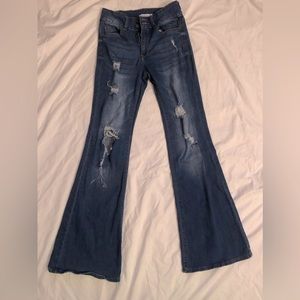 Ripped Wide Leg Rue 21 Jeans